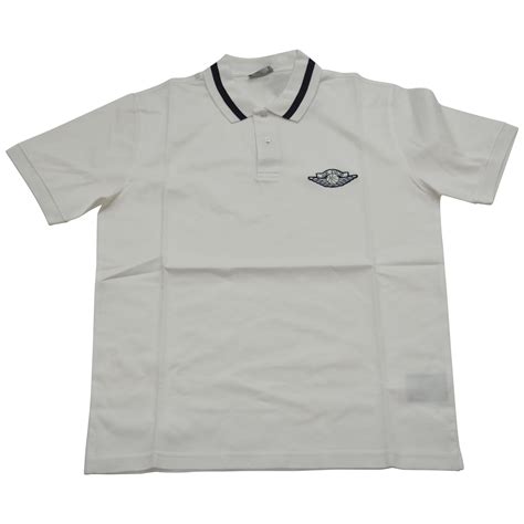 white Jordan x Dior Polo shirts for Men 